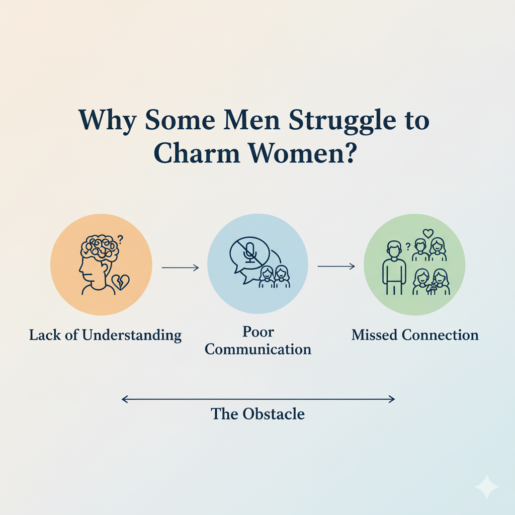 Why Some Men Struggle to charm women?